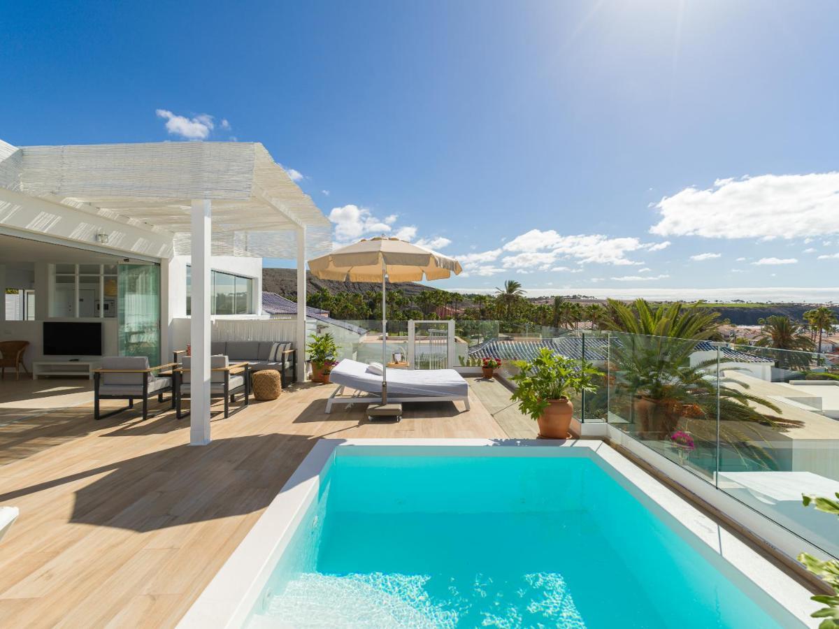 Pasitoblanco Porto Mare 7 Seaview Villa Private Heated Pool Pasito Blanco Exteriér fotografie