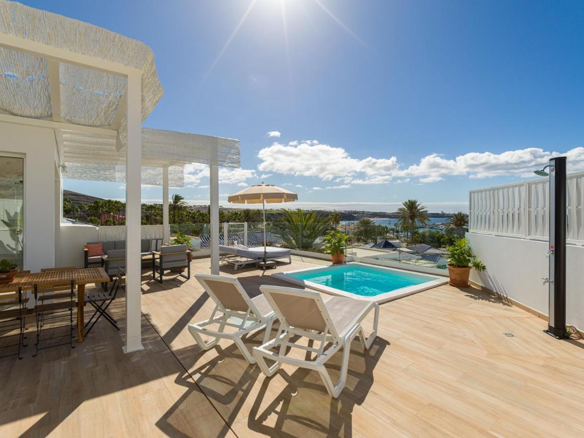 Pasitoblanco Porto Mare 7 Seaview Villa Private Heated Pool Pasito Blanco Exteriér fotografie