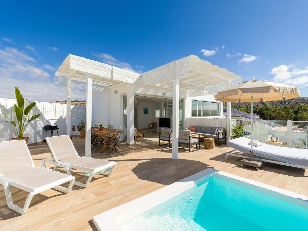 Pasitoblanco Porto Mare 7 Seaview Villa Private Heated Pool Pasito Blanco Exteriér fotografie