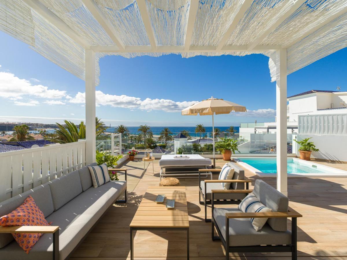 Pasitoblanco Porto Mare 7 Seaview Villa Private Heated Pool Pasito Blanco Exteriér fotografie