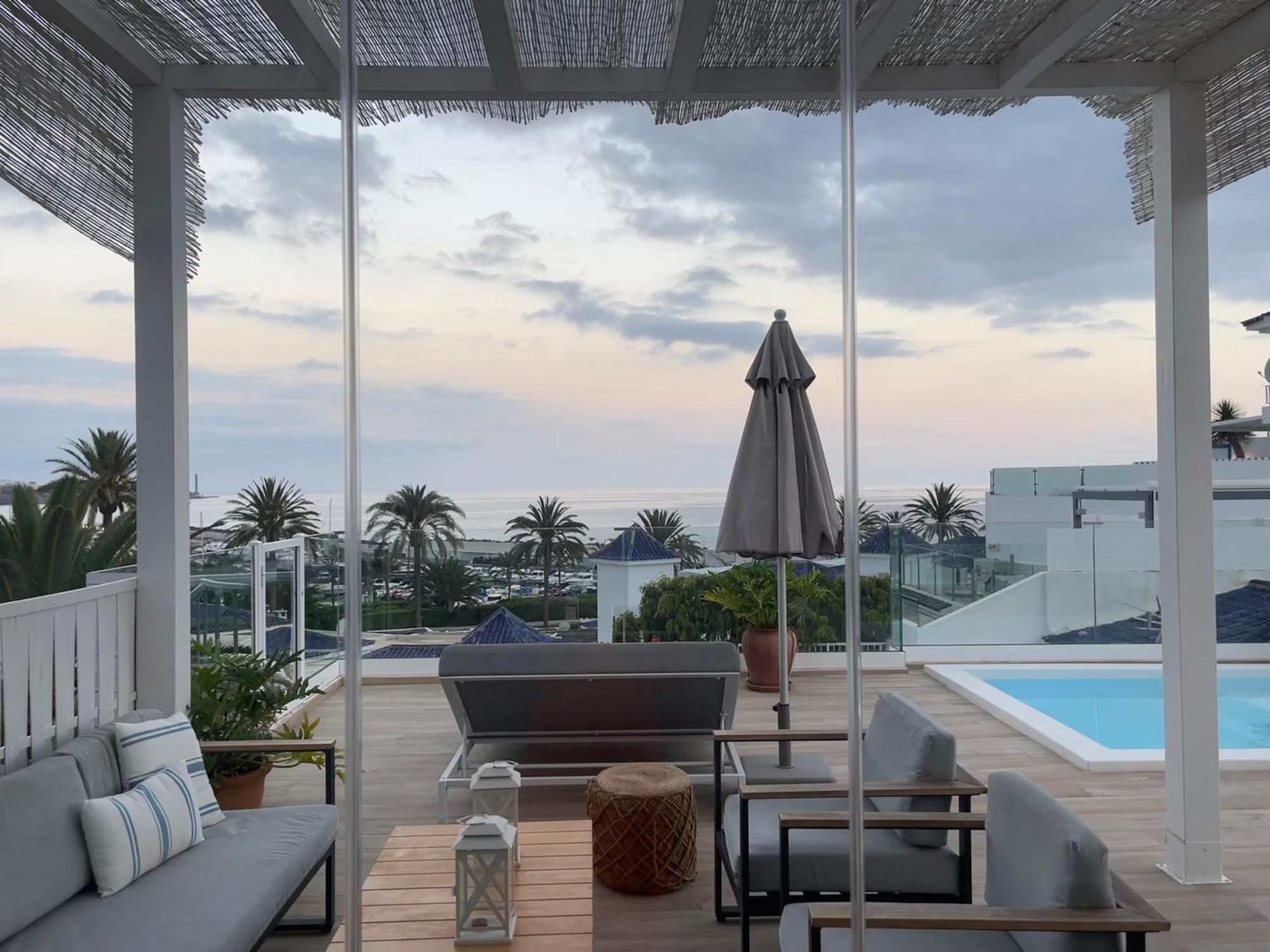 Pasitoblanco Porto Mare 7 Seaview Villa Private Heated Pool Pasito Blanco Exteriér fotografie